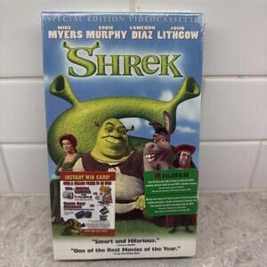 SHREK Vhs 2001 Special Edition Big Box VHS  RARE - BRAND NEW & FACTORY SEALED